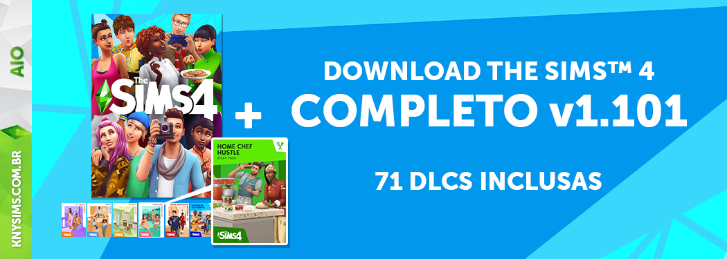 KnySims: Download The Sims 4 Completo v1.101 + 71 DLCs + Crack